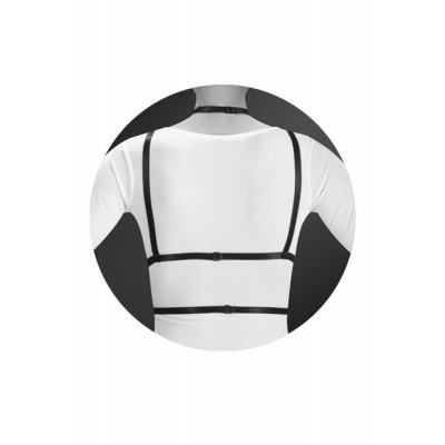 Черная упряжь на грудь Laura Черная упряжь на грудь Laura