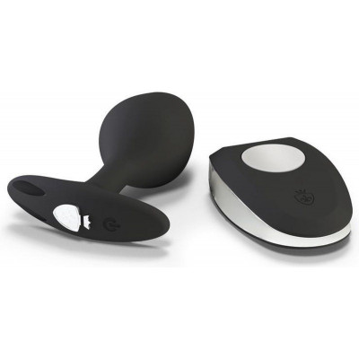 Черная пробка Mystim Rocking Vibe S с возможностью подключения к электростимулятору - 9,7 см. Черная пробка Mystim Rocking Vibe S с возможностью подключения к электростимулятору - 9,7 см.