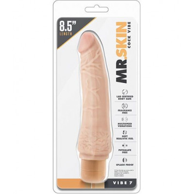 Телесный вибратор Cock Vibe 7 - 21,6 см. Телесный вибратор Cock Vibe 7 - 21,6 см.