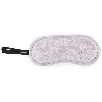 Серая кружевная маска на резиночке Серая кружевная маска на резиночке