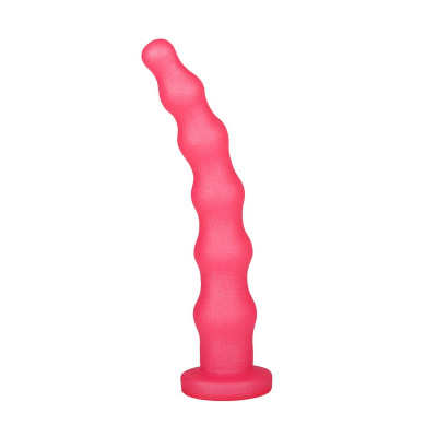 Розовый гелевый анальный стимулятор - 20 см. Розовый гелевый анальный стимулятор - 20 см.
