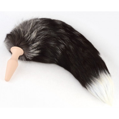 Анальная пробка с пушистым хвостом №2 Анальная пробка с пушистым хвостом №2