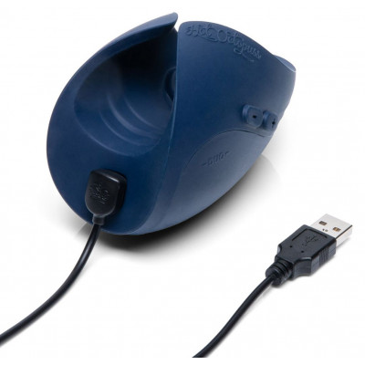 Синий инновационный мужской вибратор PULSE DUO Синий инновационный мужской вибратор PULSE DUO