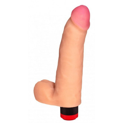 Телесный реалистичный вибратор №73 - 20 см. Телесный реалистичный вибратор №73 - 20 см.