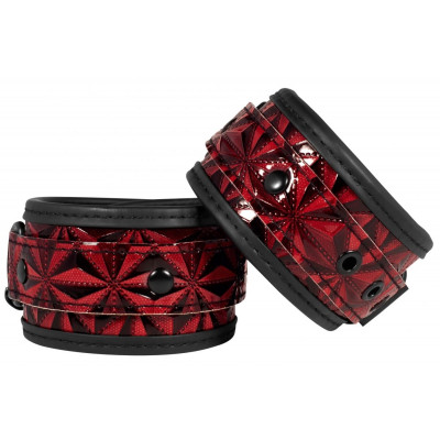 Красно-черные поножи Luxury Ankle Cuffs Красно-черные поножи Luxury Ankle Cuffs