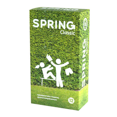 Классические презервативы SPRING CLASSIC - 12 шт. Классические презервативы SPRING CLASSIC - 12 шт.