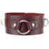 Бордовый широкий ошейник с кольцом Maroon Collar Бордовый широкий ошейник с кольцом Maroon Collar