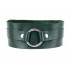 Изумрудный широкий ошейник с кольцом Collar Emerald Изумрудный широкий ошейник с кольцом Collar Emerald