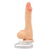 Телесный реалистичный вибратор - 25 см. Телесный реалистичный вибратор - 25 см.
