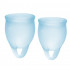 Набор голубых менструальных чаш Feel confident Menstrual Cup Набор голубых менструальных чаш Feel confident Menstrual Cup