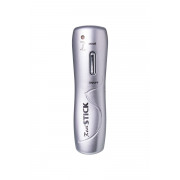 Коричневый вибратор-реалистик на присоске с пультом ДУ - 21 см.