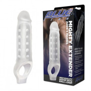 Прозрачная текстурированная насадка Mighty Extender - 13 см.