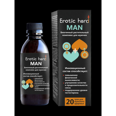 Мужской биогенный концентрат для усиления эрекции Erotic hard Man - 250 мл. Мужской биогенный концентрат для усиления эрекции Erotic hard Man - 250 мл.