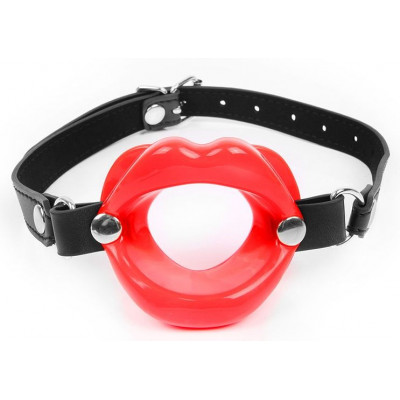 Красный кляп-губки на черном регулируемом ремешке Красный кляп-губки на черном регулируемом ремешке