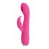 Розовый вибромассажер-кролик Rachel с имитацией оральных ласк - 19,9 см. Розовый вибромассажер-кролик Rachel с имитацией оральных ласк - 19,9 см.