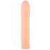 Телесный реалистичный фаллоудлинитель - 18,5 см. Телесный реалистичный фаллоудлинитель - 18,5 см.