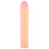 Телесный реалистичный фаллоудлинитель - 18,5 см. Телесный реалистичный фаллоудлинитель - 18,5 см.