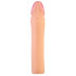 Телесный реалистичный фаллоудлинитель - 19 см. Телесный реалистичный фаллоудлинитель - 19 см.