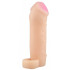 Телесный реалистичный фаллоудлинитель с петлей - 14,5 см. Телесный реалистичный фаллоудлинитель с петлей - 14,5 см.