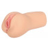 Телесный вибромастурбатор-вагина с рельефом Bellana Телесный вибромастурбатор-вагина с рельефом Bellana