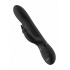 Черный вибромассажер-кролик Amoris - 23 см. Черный вибромассажер-кролик Amoris - 23 см.