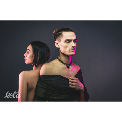 Черный ошейник Embrace с ключиком Черный ошейник Embrace с ключиком