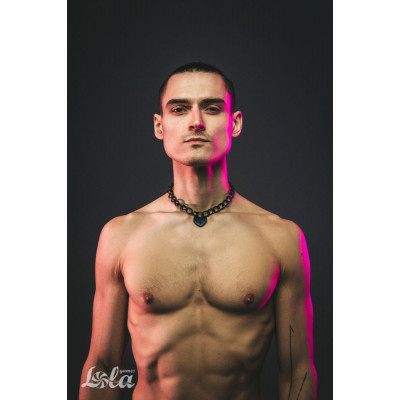 Черный ошейник Embrace с ключиком Черный ошейник Embrace с ключиком