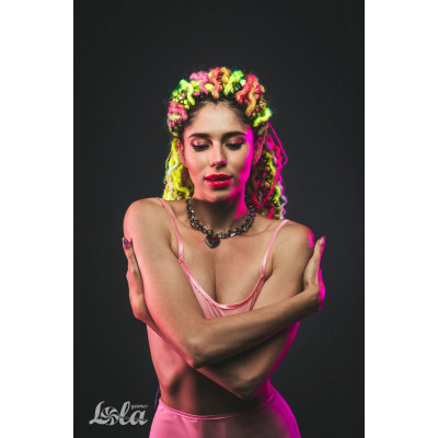 Серебристый ошейник Embrace с ключиком Серебристый ошейник Embrace с ключиком