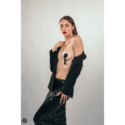 Черные пэстисы Gipsy с кисточками Черные пэстисы Gipsy с кисточками