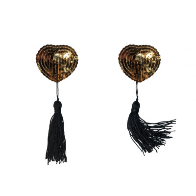 Золотистые пэстисы Gipsy с черными кисточками Золотистые пэстисы Gipsy с черными кисточками