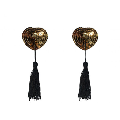 Золотистые пэстисы Gipsy с черными кисточками Золотистые пэстисы Gipsy с черными кисточками