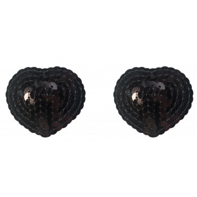 Черные пэстисы-сердечки Rand Черные пэстисы-сердечки Rand