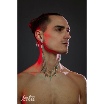 Зажимы на соски Spiky с шипами на цепочке Зажимы на соски Spiky с шипами на цепочке