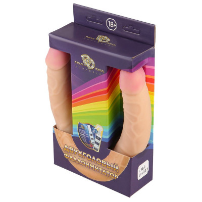 Телесный двухсторонний фаллоимитатор-реалистик -48 см. Телесный двухсторонний фаллоимитатор-реалистик -48 см.