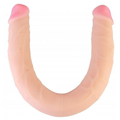 Телесный двухсторонний фаллоимитатор-реалистик -48 см. Телесный двухсторонний фаллоимитатор-реалистик -48 см.