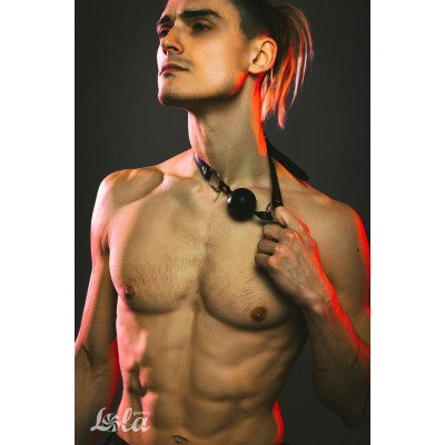 Черный кляп-шарик Love Spell Черный кляп-шарик Love Spell