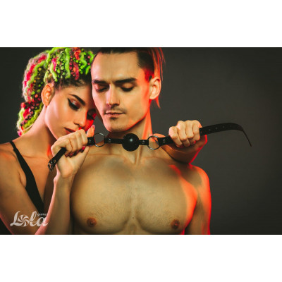 Черный кляп-шарик Love Spell Черный кляп-шарик Love Spell