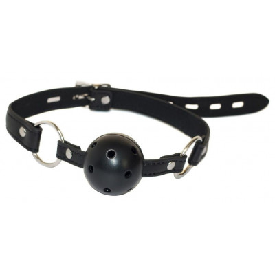 Черный кляп-шарик Love Spell Черный кляп-шарик Love Spell