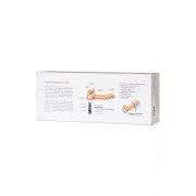 Телесный безремневой вибрострапон Silicone Bendable Strap-On - size M