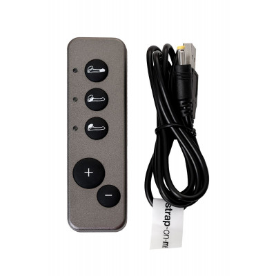 Черный безремневой вибрострапон Silicone Bendable Strap-On - size M Черный безремневой вибрострапон Silicone Bendable Strap-On - size M