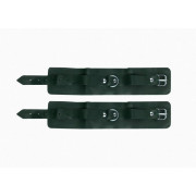 Изумрудные кожаные наручники