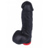 Черный вибратор-реалистик №5 - 16 см. Черный вибратор-реалистик №5 - 16 см.