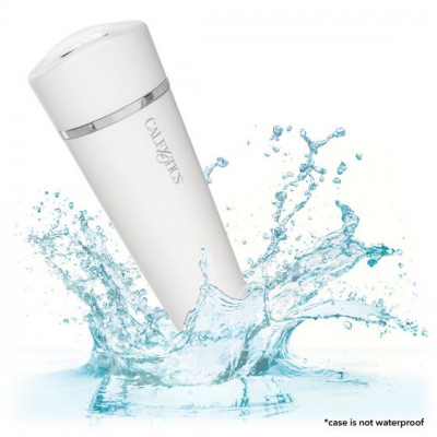 Белая вибропуля с чехлом для УФ-очистки My Pod - 9 см. Белая вибропуля с чехлом для УФ-очистки My Pod - 9 см.