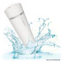 Белая вибропуля с чехлом для УФ-очистки My Pod - 9 см. Белая вибропуля с чехлом для УФ-очистки My Pod - 9 см.