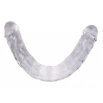 Прозрачный двусторонний фаллоимитатор Eternity - 29,5 см. Прозрачный двусторонний фаллоимитатор Eternity - 29,5 см.