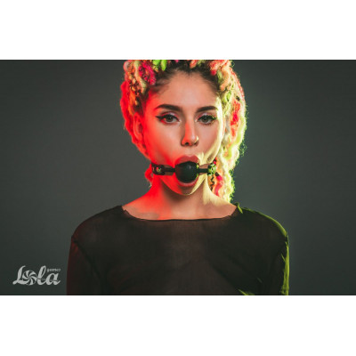 Черный силиконовый кляп-шар Dolce Vita Черный силиконовый кляп-шар Dolce Vita