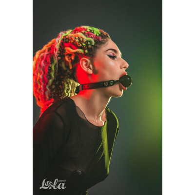 Черный силиконовый кляп-шар Dolce Vita Черный силиконовый кляп-шар Dolce Vita