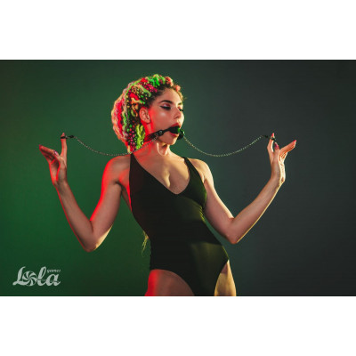 Силиконовый кляп-шар Hentai с зажимами на соски Силиконовый кляп-шар Hentai с зажимами на соски