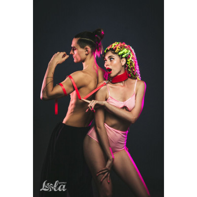 Красный ошейник Circus с поводком Красный ошейник Circus с поводком