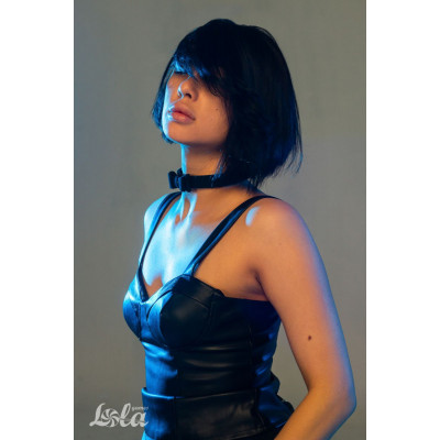 Черный ошейник Decadence с бабочкой Черный ошейник Decadence с бабочкой